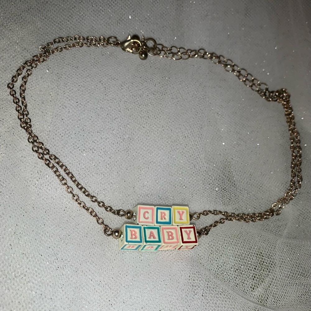 Cry Baby Choker Necklace Set